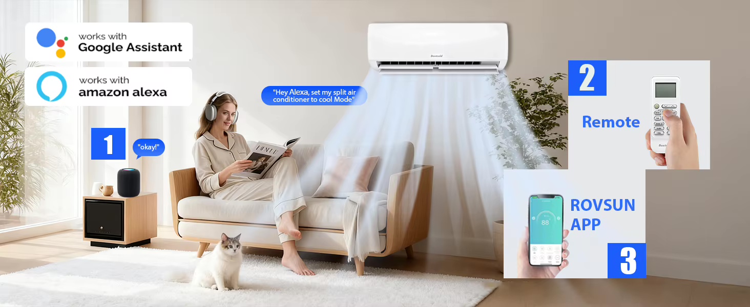 Pack Bi-Split Bestcold R32 — 2,5 + 3,5 kW + UE 6,5 kW