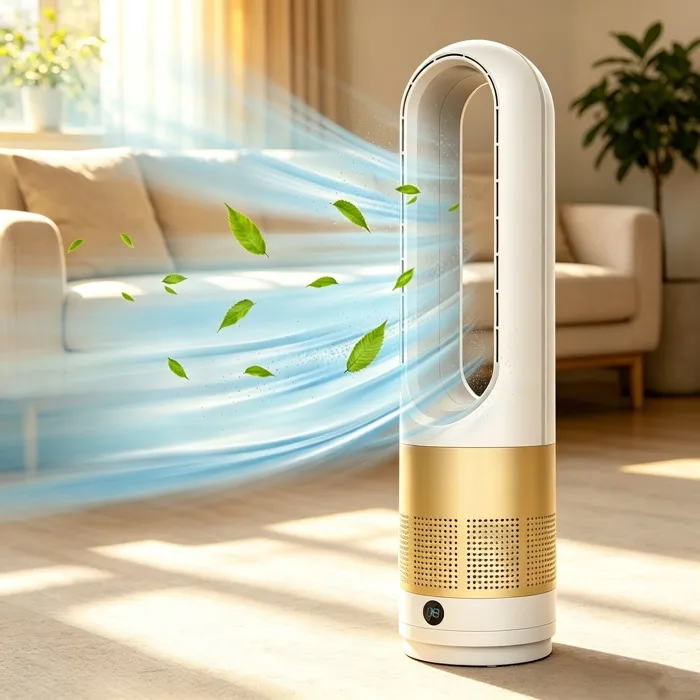 Ventilateur colonne oscillant 40W — BreezeMax
